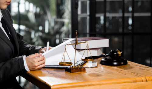 attorney at desk