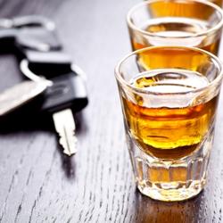 Alcoholic drinks and car keys