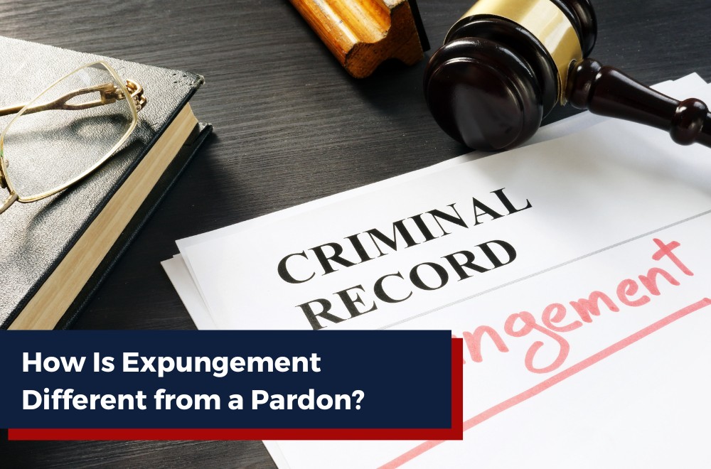 Criminal record expungement document