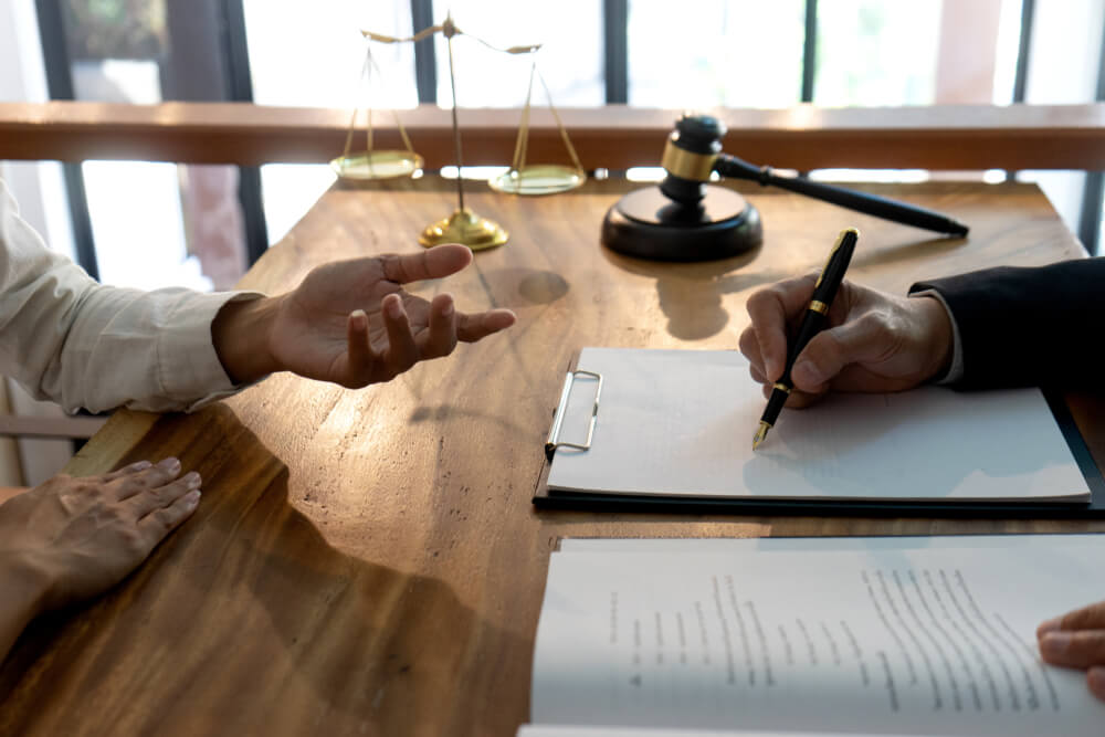 Sexual assault vs criminal sexual contact NJ lawyer consultation with client